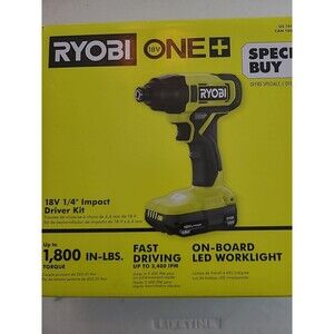 Ryobi 18V ONE+ 1/4" Impact Driver Kit - PCL235K1 - New In Sealed Box